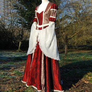Queen Medieval Renaissance Maxi Dress Bandage